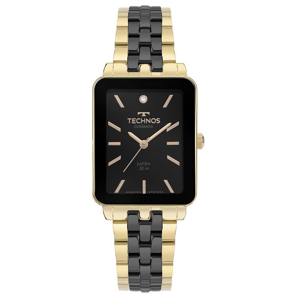 Relógio Technos Feminino Ceramic-saphire Dourado - 2035mzp-1p 2035mzp-1p - 1