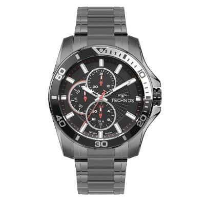 Relógio Technos Masculino Racer Grafite - 6p27duw-1p Relógio Technos Masculino Racer Premium Grafite - 6p27duw-1p