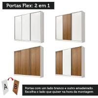 Guarda Roupa Casal 100% MDF Royale 3 Portas BR/Rustic Madesa - 3