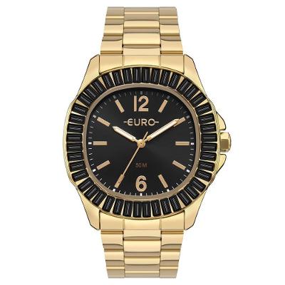 Relógio Euro Feminino Stones Dourado - Eu2035yxb-4p Eu2035yxb-4p