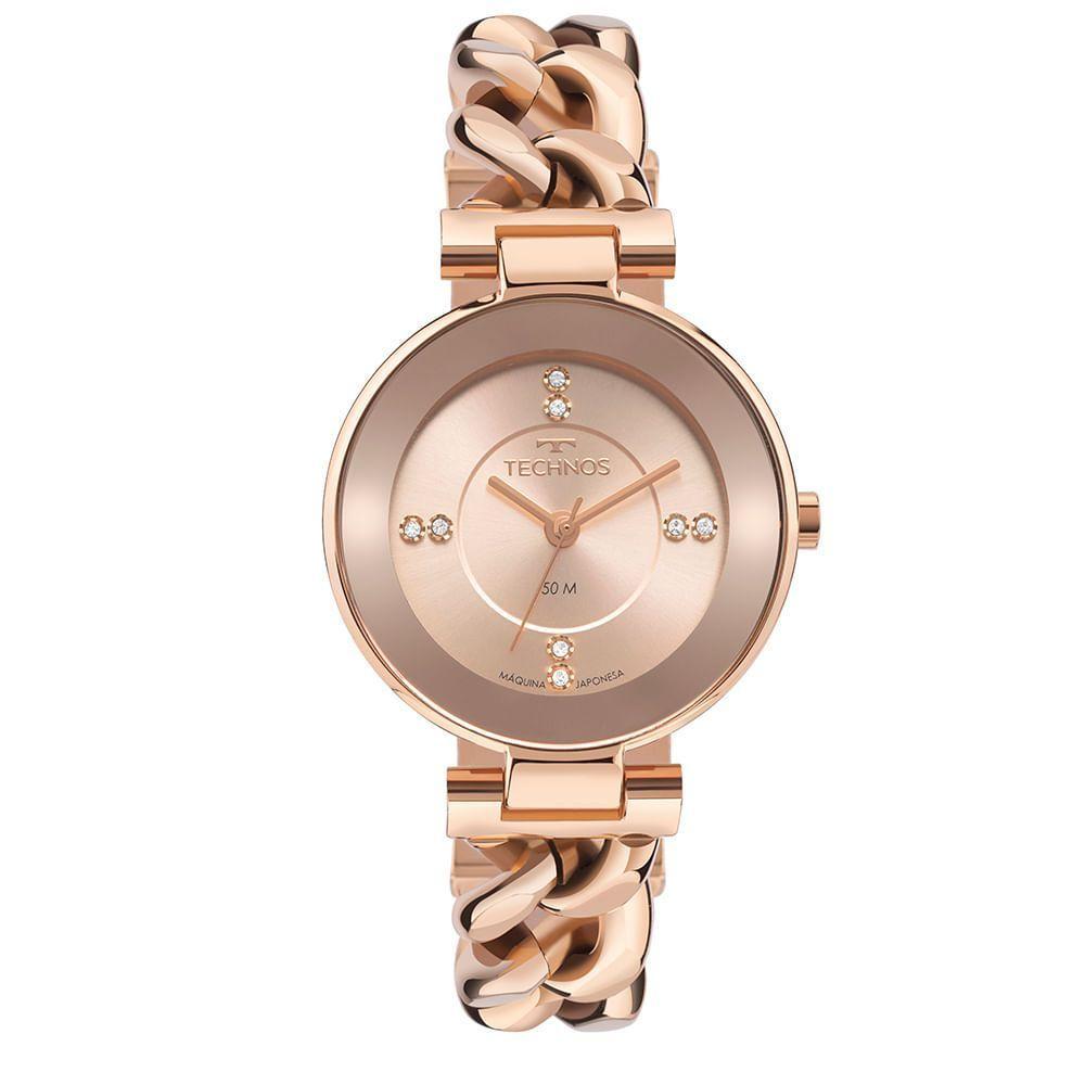 Relógio Technos Feminino Elos Rosé - 2036mtn-1j 2036mtn-1j - 1