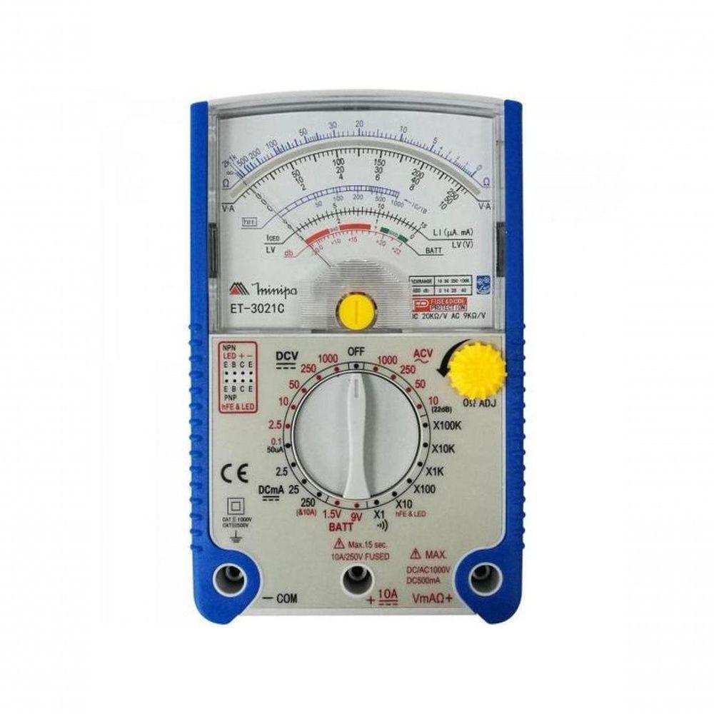 Multimetro Analogico Minipa Et-3021c Tensao Ac-dc Cat Iii - 1
