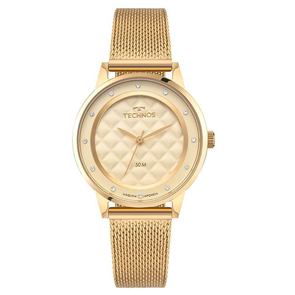 Relógio Technos Feminino Brilho Dourado - 2035ncj-1x - 1
