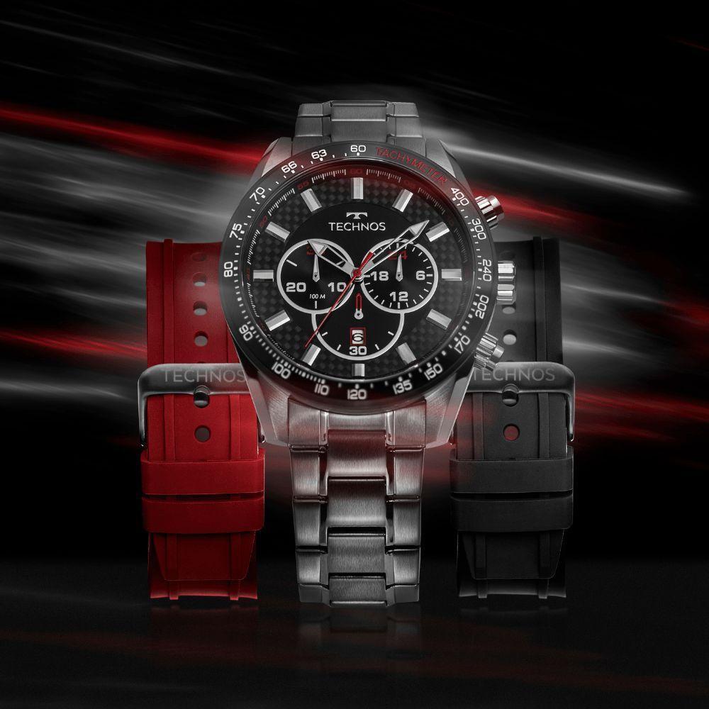 Relógio Technos Masculino Ts Carbon Grafite - Js25bbs-t1a - 4