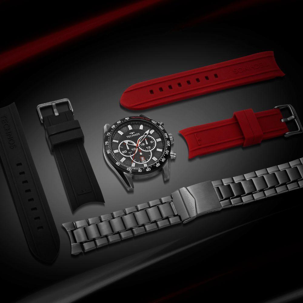 Relógio Technos Masculino Ts Carbon Grafite - Js25bbs-t1a - 5