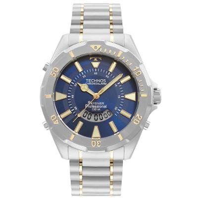 Relógio Technos Masculino Skydiver Bicolor - Wt2050ab-1a Wt2050ab-1a