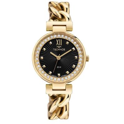 Relógio Feminino 2035MXS-1P Analógico Pulseira de Aço Elos Dourado Technos