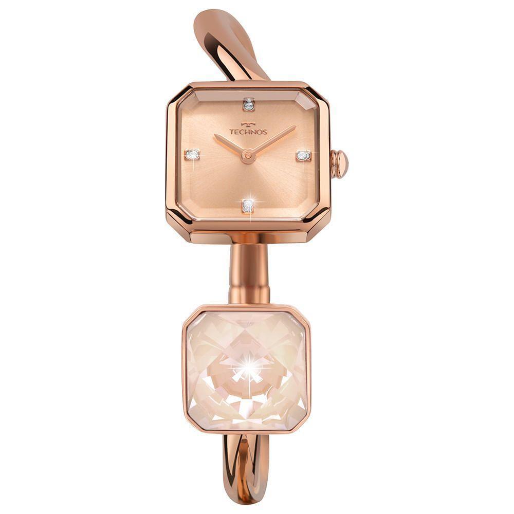 Relógio Technos Feminino Crystal Rosé - 751ac-1j 751ac-1j - 1