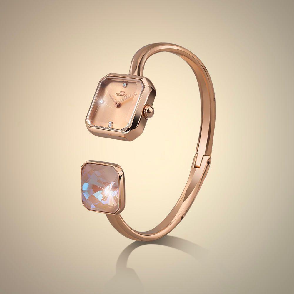Relógio Technos Feminino Crystal Rosé - 751ac-1j 751ac-1j - 4