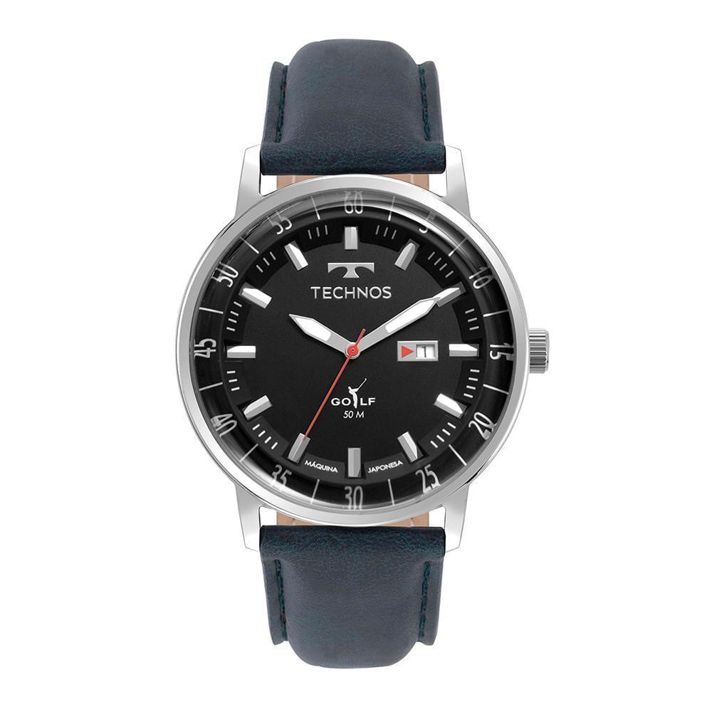 Relógio Technos Masculino Golf Prata - 2115txq-0a 2115txq-0a - 1