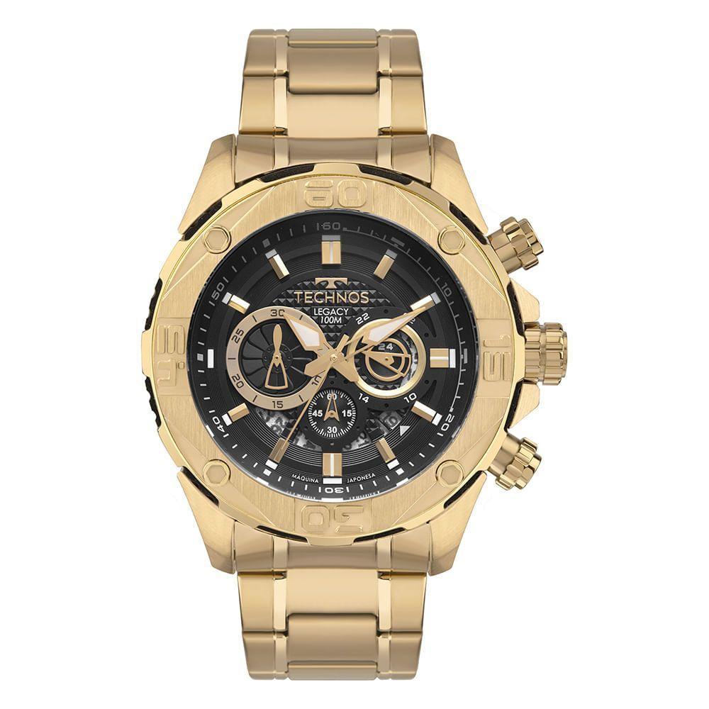 Relógio Technos Masculino Legacy Dourado - Js25bby-1p Js25bby-1p - 1