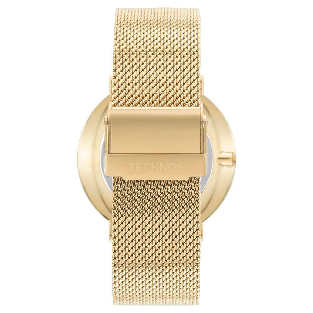 Relógio Technos Masculino Slim Dourado - 2025ltz-1c 2025ltz-1c - 3