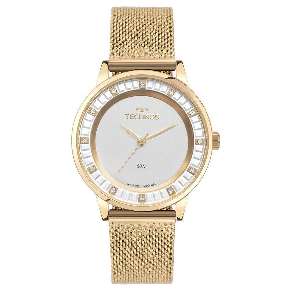 Relógio Technos Feminino Brilho Dourado - 2035mzc-1k 2035mzc-1k - 1
