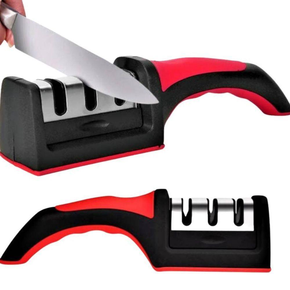 Amolador De Facas E Afiador Com 03 Opções Profissional - 9