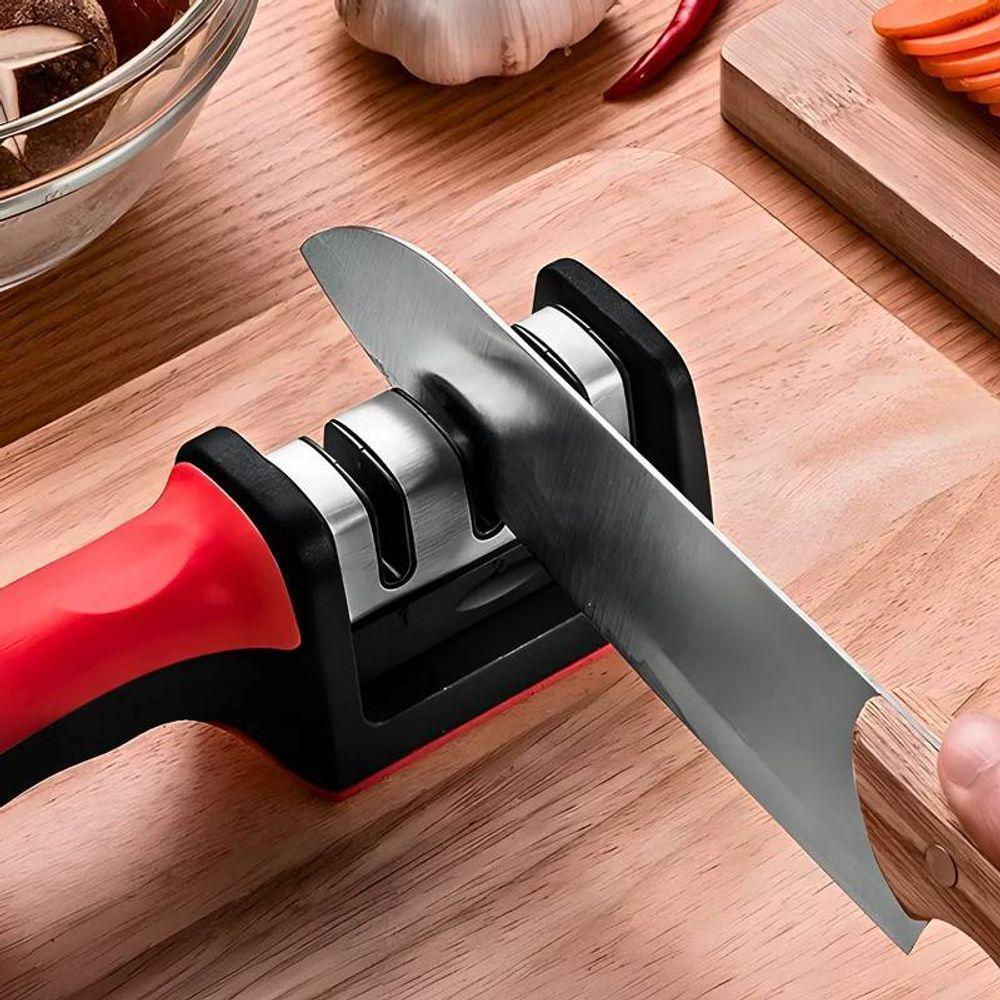 Amolador De Facas E Afiador Com 03 Opções Profissional - 10