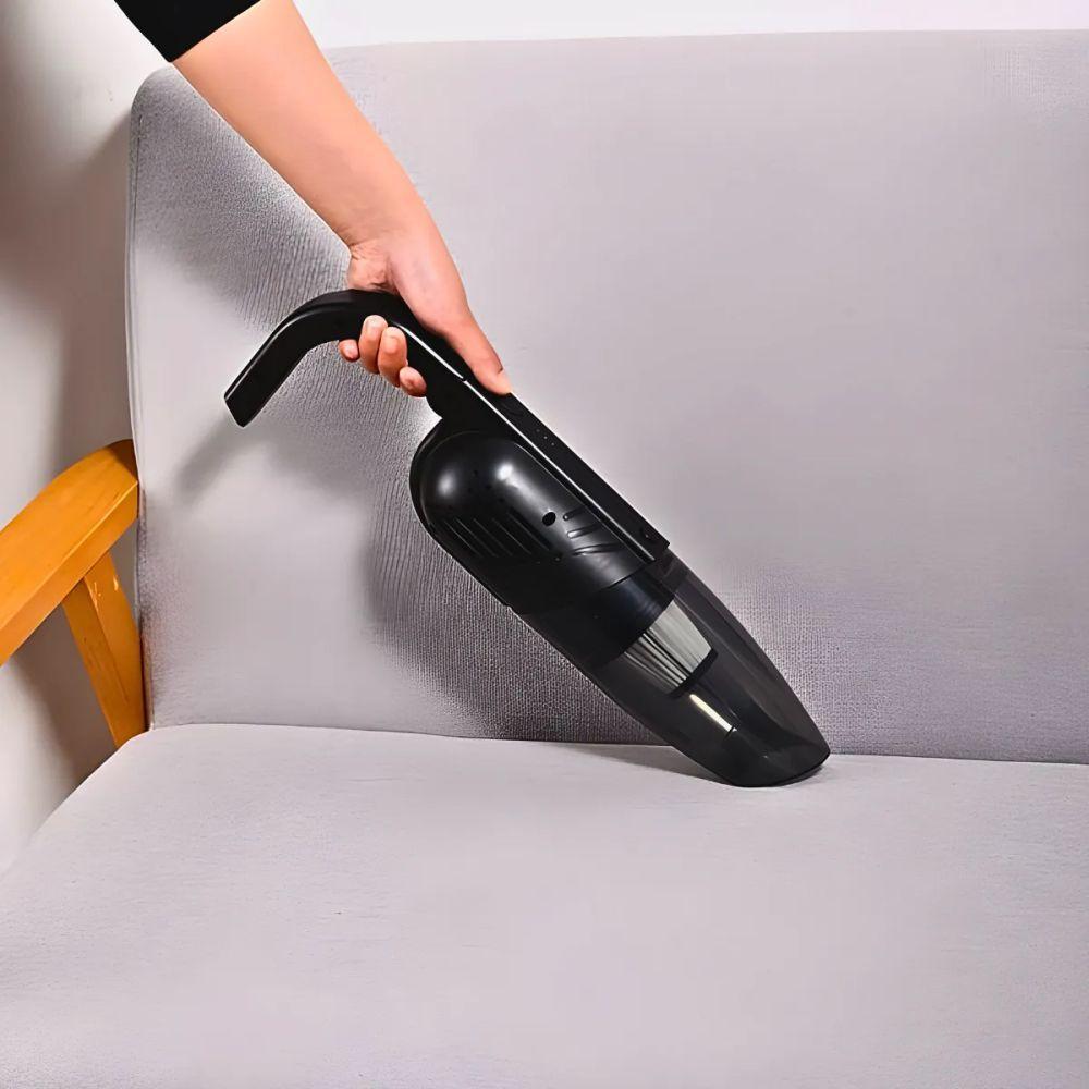 Aspirador De Pó Preto Recarregável Sem Fio Portátil 120w - 3