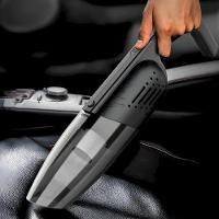 Aspirador De Pó Preto Recarregável Sem Fio Portátil 120w - 2