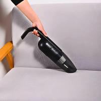 Aspirador De Pó Preto Recarregável Sem Fio Portátil 120w - 3