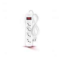 Filtro De Linha Circuit Breaker 4 Tomadas Pp 3x0,75 1m 249 Branco - 1