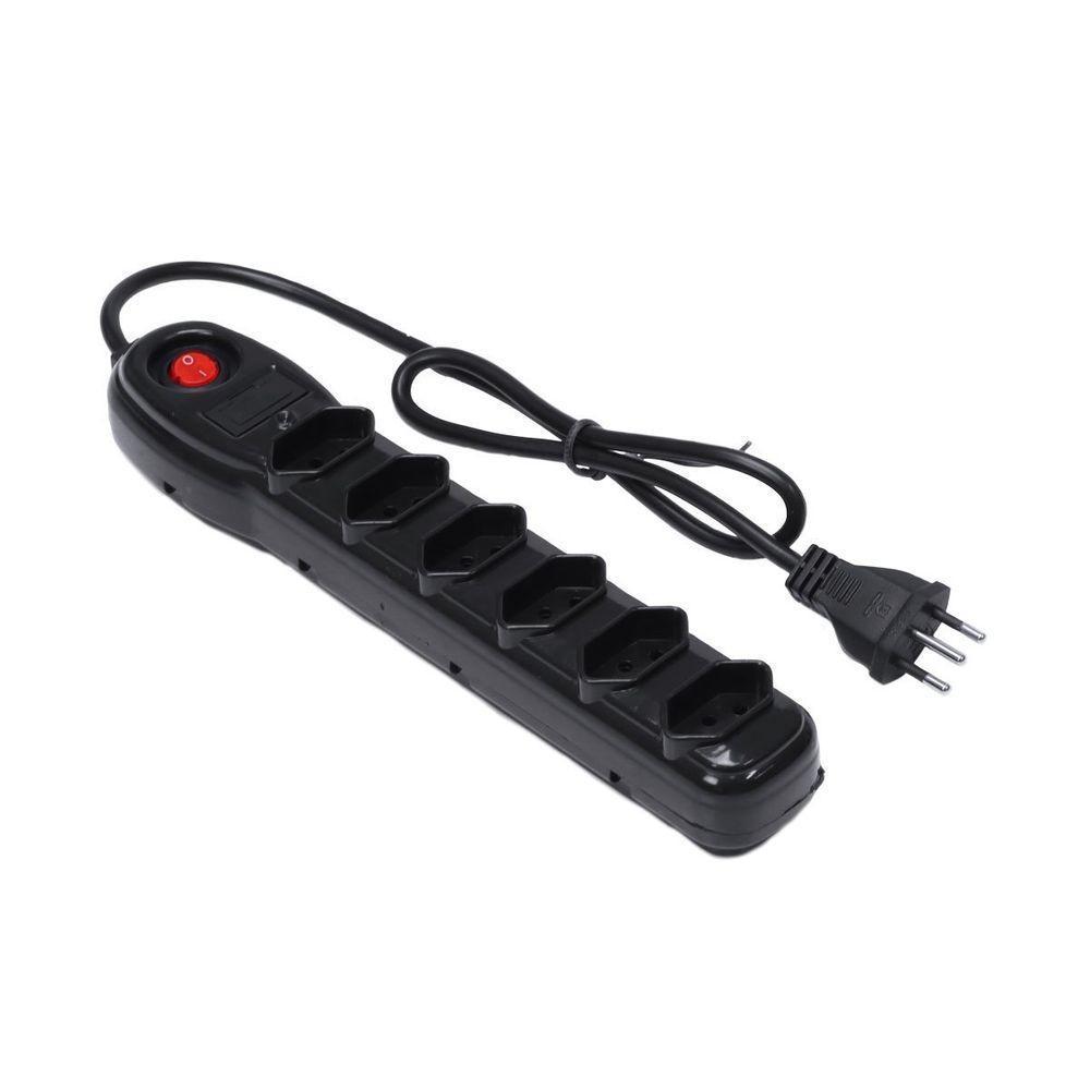 Filtro De Linha 6 Tomadas Pp 0,75mm Comprimento 1mt - 5