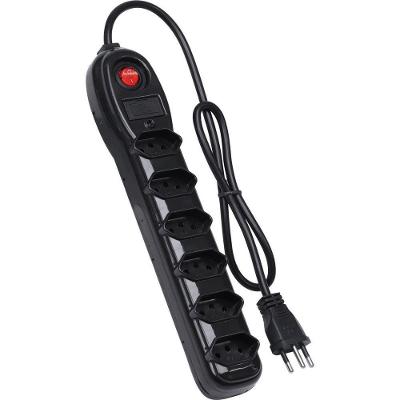 Filtro De Linha 6 Tomadas Pp 0,75mm Comprimento 1mt