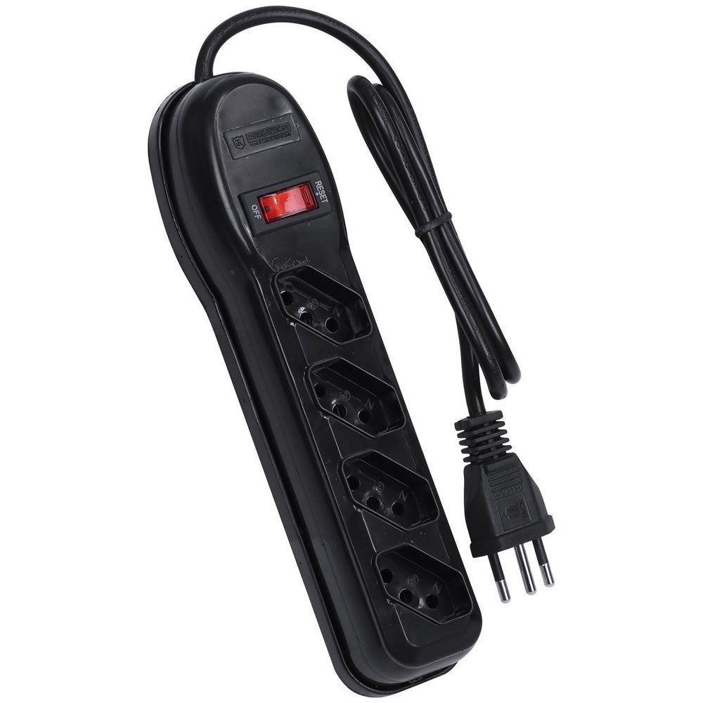 Filtro De Linha 4 Tomadas Pp 0,75mm Comprimento 1mt - 1