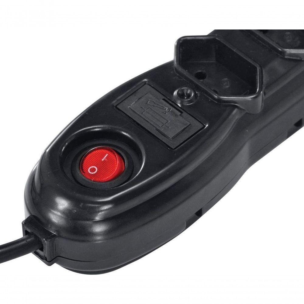 Filtro De Linha 5 Tomadas Pp 0,75mm Comprimento 1mt - 4