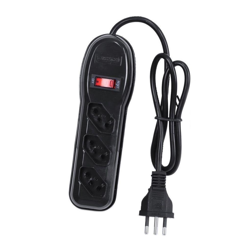 Filtro De Linha 3 Tomadas Pp 0,75mm Comprimento 1mt - 2