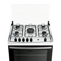 Fogão Dako 5 Bocas Mesa Inox Tripla Chama Supreme Branco Bivolt - 3