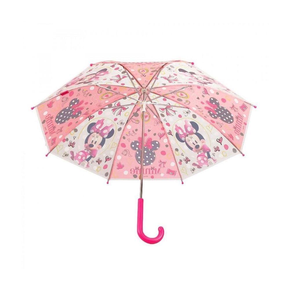 Guarda Chuva Infantil Rosa Minnie Laço Disney - 2