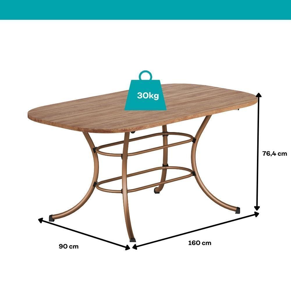 Conjunto Sala De Jantar 6 Cadeiras Manila Carraro Freijó Areia Rosê - 4