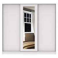 Guarda Roupa Casal Eros 3 Portas de Correr c/ Espelho Madesa - 6