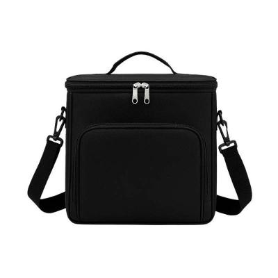 Bolsa Térmica Preta Marmita Bebidas Alça E Bolsos 07 Litros