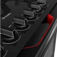 Fogão Mueller 5 Bocas Com Mesa De Vidro E Grades De Ferro Preto Bivolt - 2