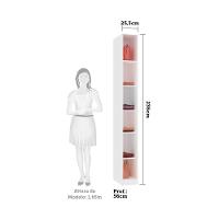 Guarda Roupa Modulado 1 Porta 25cm Branco Ff Com Branco Mat - 6