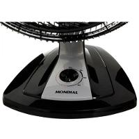 Ventilador De Mesa Mondial 40cm Turbo 8 Pás 3 Velocidades Preto Com Prata 220V - 3