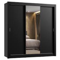 Guarda Roupa Casal Lyon 3 Portas de Correr 2 Gavetas Madesa - 1