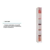 Guarda Roupa Closet Sem Porta 25,3cm 5 Prateleiras Branco - 3