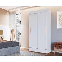 Guarda-Roupa 2 Portas Correr 2 Gavetas Milano Cr4143 Branco - 2