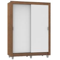 Guarda roupa Solteiro Madesa Denver 2 Portas Correr com Pés