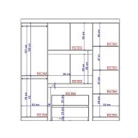 Guarda Roupa Solteiro 6 Portas 2 Gavetas Branco C/ Cabeceira - 3