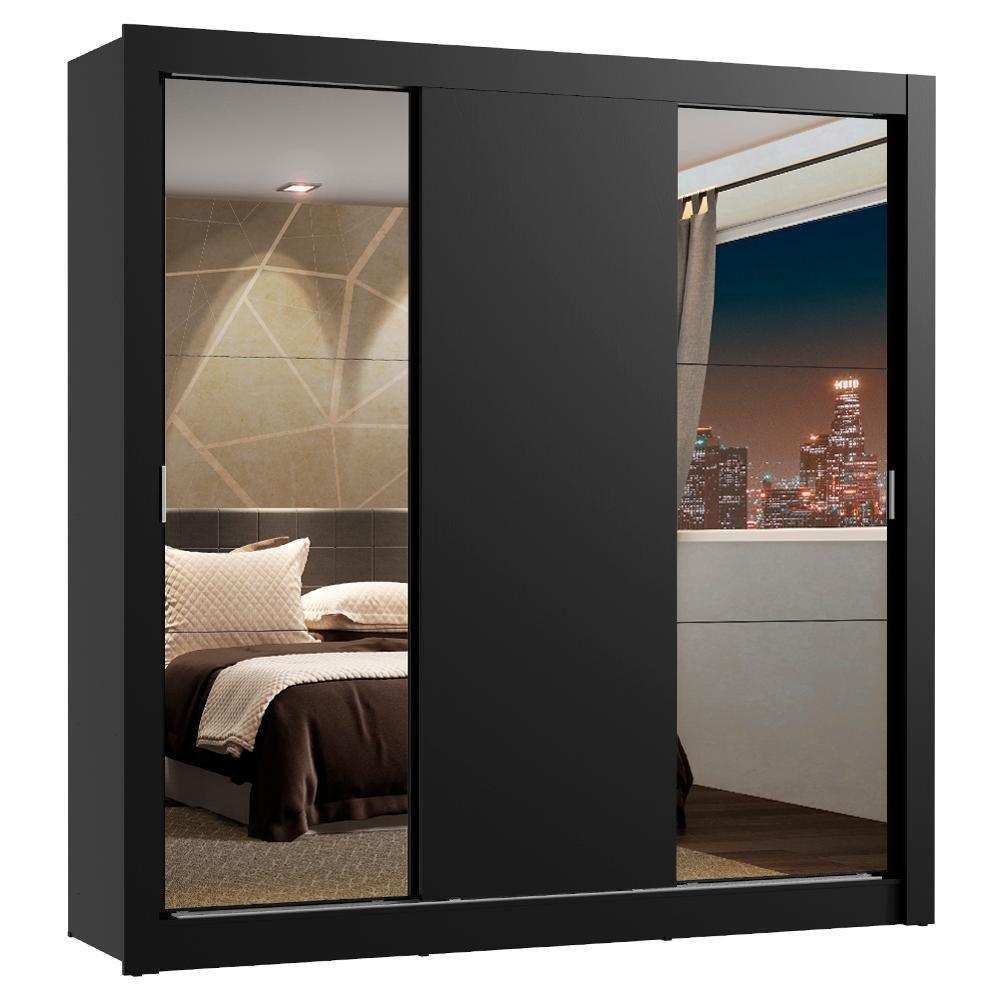 Guarda-roupa Casal Lyon Plus 3 Portas de Correr Madesa - 10