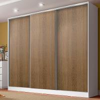Guarda-Roupa Casal Royale MDF 3 Portas Correr Rustic Madesa - 1