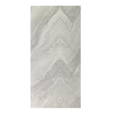 Placa Decorativa Papel De Parede Marmorizada Cinza 30x60cm