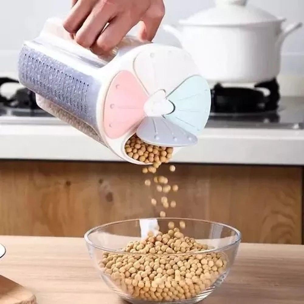 Pote Para Armazenamento De Alimentos 3 Divisórias 1,5 Litros - 5