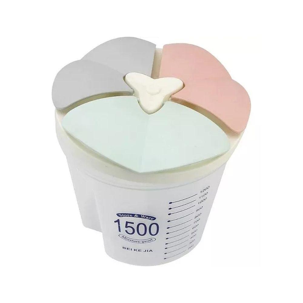 Pote Para Armazenamento De Alimentos 3 Divisórias 1,5 Litros - 6