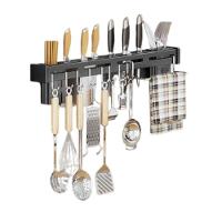 Suporte Organizador Para Utensílios De Cozinha Com 8 Ganchos - 2