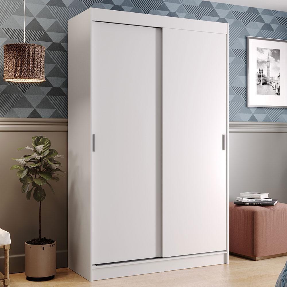 Guarda-roupa Solteiro 2 Portas de Correr 2 Gavetas Madesa - 1