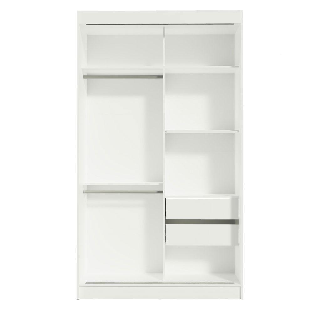 Guarda-roupa Solteiro 2 Portas de Correr 2 Gavetas Madesa - 4