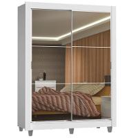 Guarda-roupa Solteiro Madesa Denver 2 Portas Correr Espelho - 9